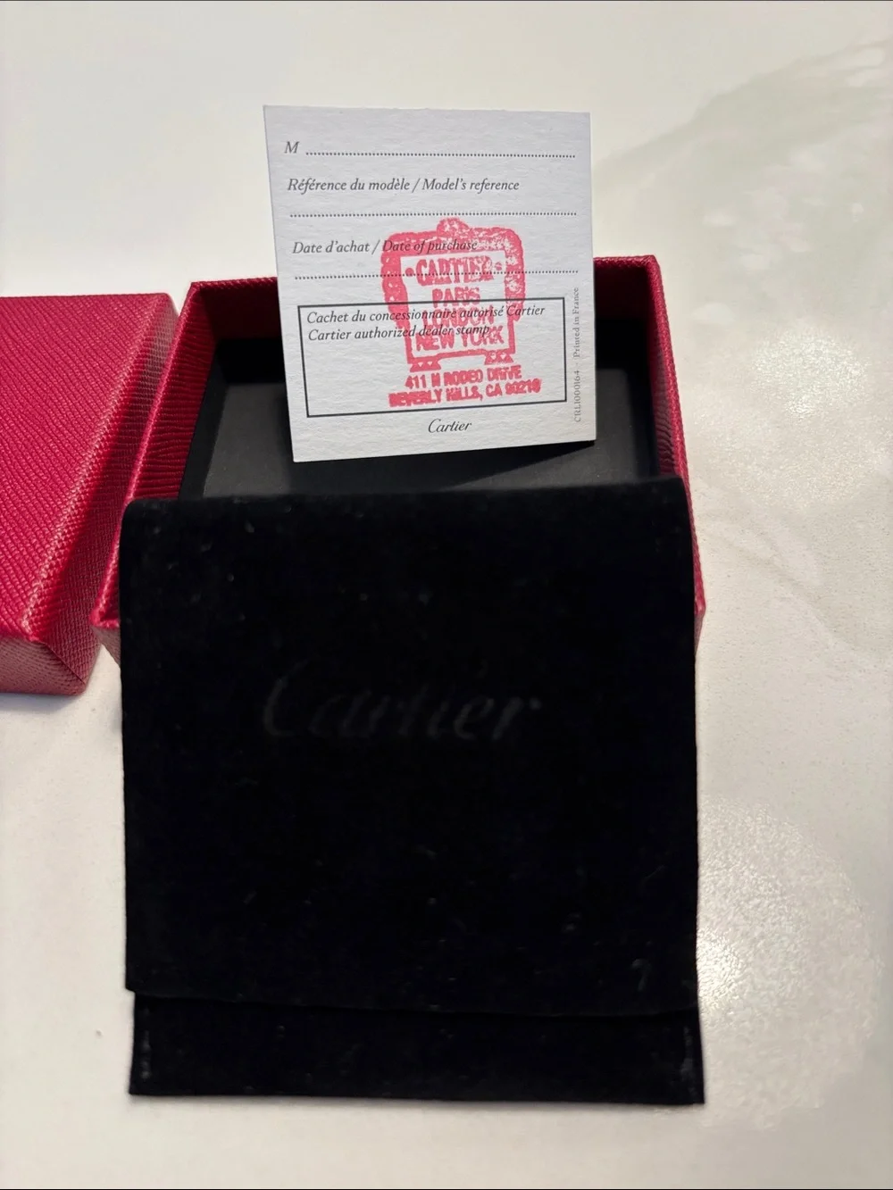 Brand new C DE Cartier Decor Money Clip
